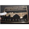 Image 1 : VERY HEAVY SASKATOON BRASS PLAQUE SIGN