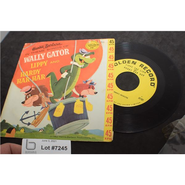 1962 WALLY GATOR CARTOON RECORD