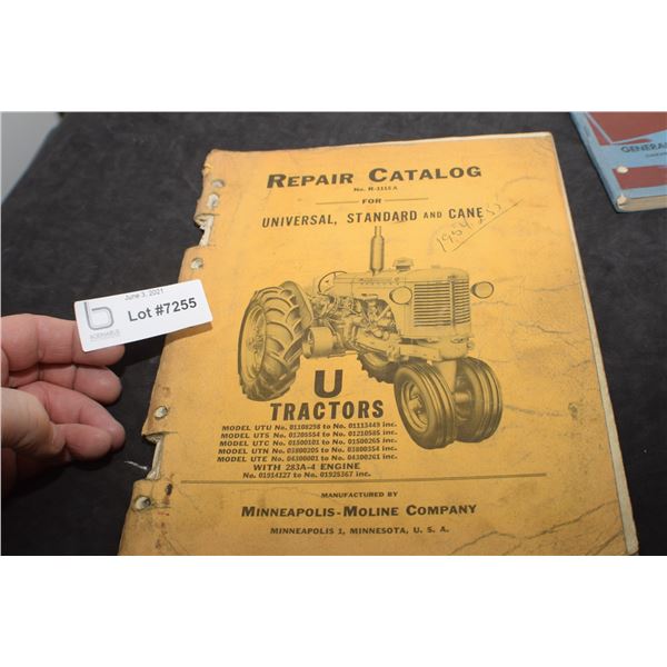 MINNEAPOLIS MOLINE TRACTOR MANUAL