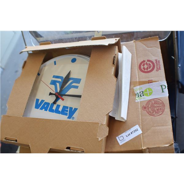 NOS VALLEY ADVERTISING CLOCK