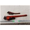 Image 3 : Pipe Wrenches (2) 18", 10"
