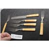 Image 1 : 1800s BONE HANDLED CUTLERY ITEMS