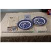 Image 1 : (2X THE MONEY) Original Blue Willow Plates with Legends