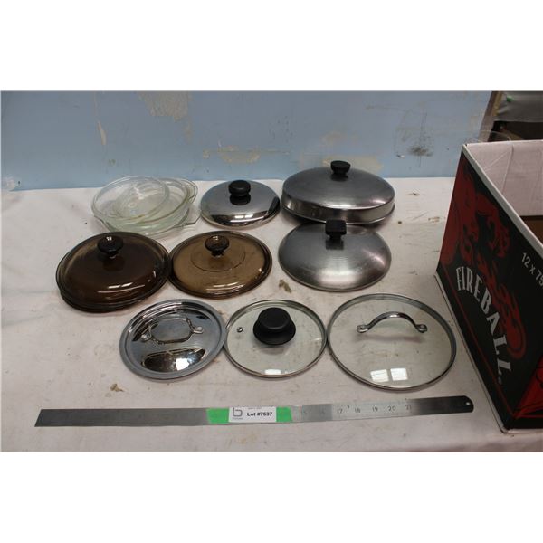 Kitchenware Lids Glass and Metal