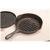 Image 2 : (2X THE MONEY) Cast Iron Skillets