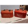 Image 1 : (2X THE MONEY) Boat Gas Cans (Jerry Can Metal)