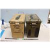 Image 1 : (2X THE MONEY) Fibre Glass Ammo Boxes