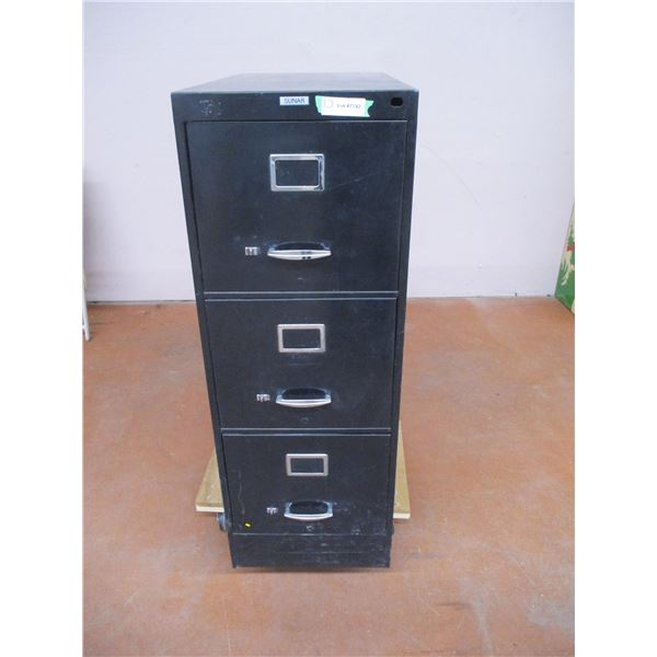 Three Drawer Filing Cabinet 15  x 28  x 42 