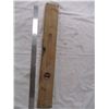 Image 3 : Wooden 24" Stanley Level with Brass Ends