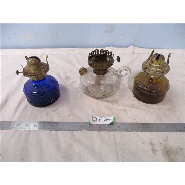 Three Oil Lamps