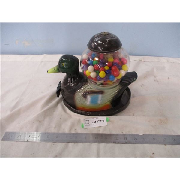 Mallard Duck Gum Ball Machine