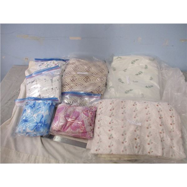 Assortment of Double Size Bed Sheets