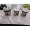 Image 3 : Sask Roughriders Salt + Pepper Shakers and Assorted Kitchen Goods