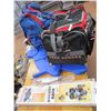 Image 1 : Large Assortment of Hockey Equipment and Two Bags