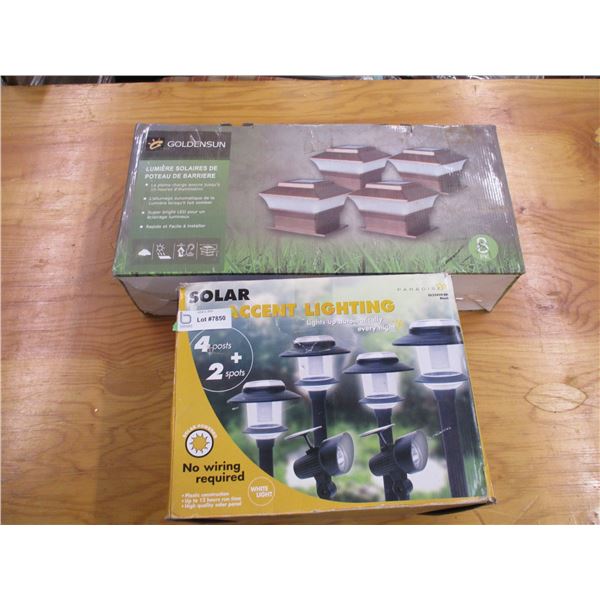 Two Boxes of Outdoor Accent Lighting