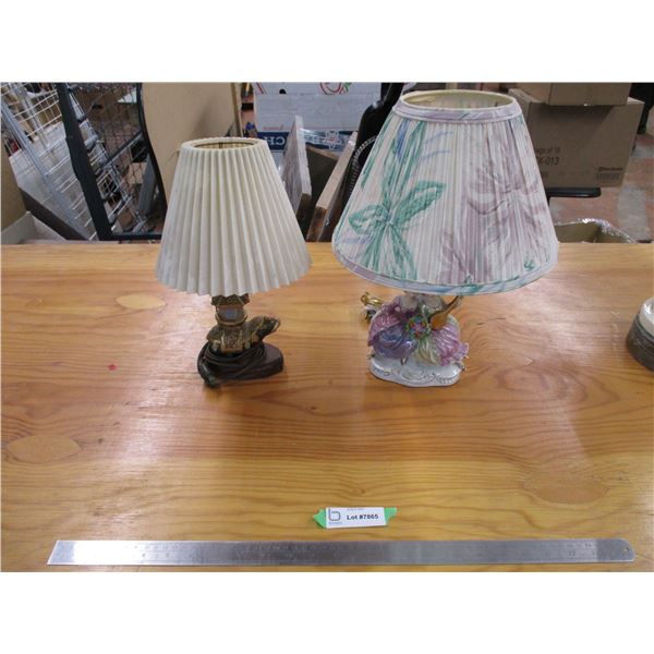 2 Small Decorative Lamps