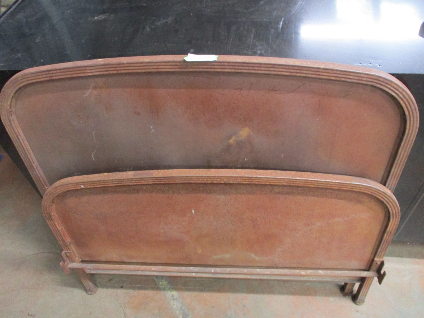 Used Frame Spring Bed Cast Iron Bed Frame + Springs