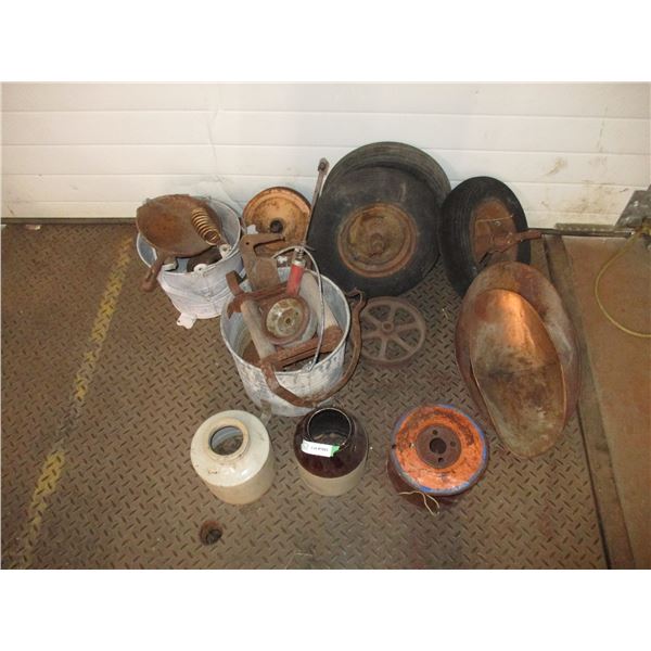 Assorted Fram Parts + Wash Buckets