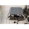 Image 2 : Cuisinart Waffle Maker (Button Broken) Plus Stock Pot and Canning Utensils (Some Enamel)