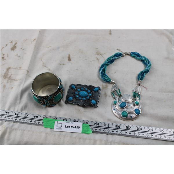 Blue Costume Jewelry (South West?)