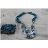 Image 3 : Blue Costume Jewelry (South West?)