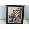 Image 2 : Fess Parker (Davy Crockett) (Signed Photo Print) 10" x 12" In Frame