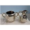 Image 2 : Vintage Martin, Hall & Co Cream and Sugar Hallmarked (Silver? Sterling?)