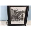 Image 2 : Hudson Bay Co. Voyageurs Photo Print in Frame (10.5" x 12.5")