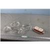 Image 1 : DMC Ceramic Butter Dish Plus Clear Glass Dishes