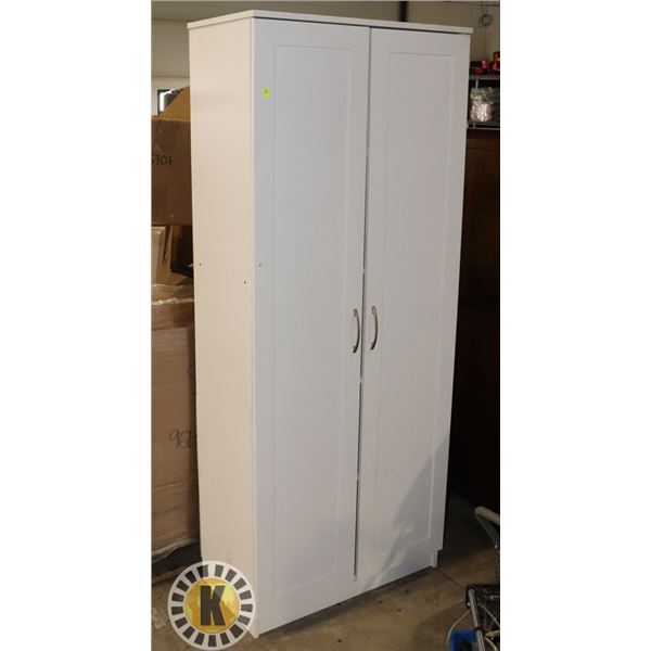 WHITE ESTATE CABINET