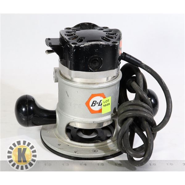 BLACK AND DECKER H.P ROUTER MOTOR