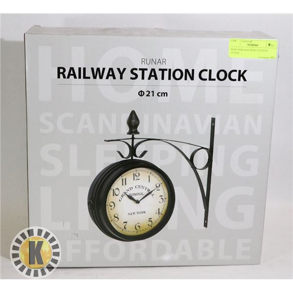 NEW JYSK RAILWAY STATION CLOCK