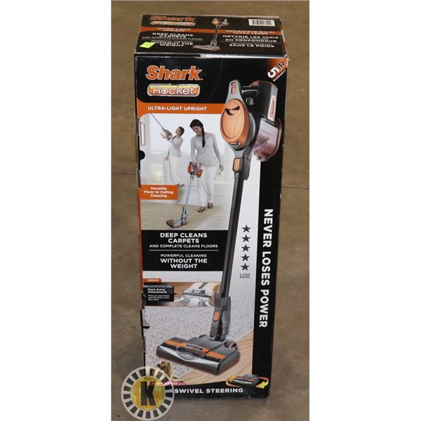 ESTATE SHARK ROCKET ULTRA LIGHT UPRIGHT VACUUM