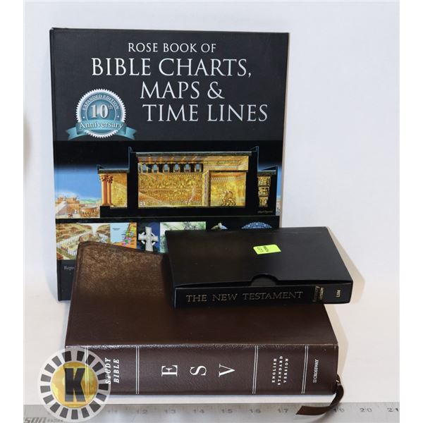 SET OF 3 BIBLE BOOKS