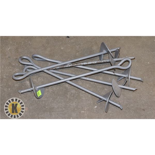 SET OF 6 FLOOR ANCHORS