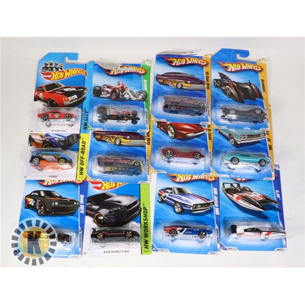 HOTWHEELS ASSORTED BAG OF 12