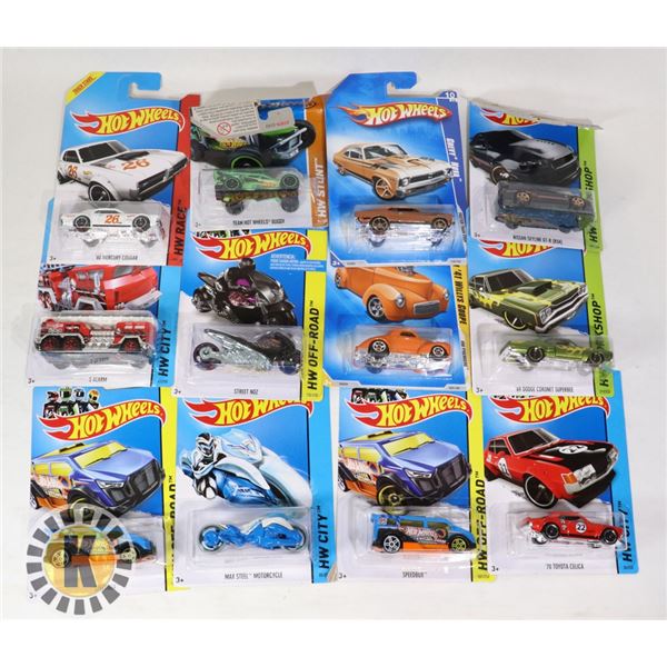 HOTWHEELS ASSORTED BAG OF 12