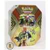 Image 1 : POKEMON TIN x2 BOOSTERS, FULL ART PROMO CARD, NEW
