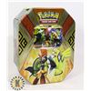 Image 1 : POKEMON TIN x2 BOOSTERS, FULL ART PROMO CARD, NEW