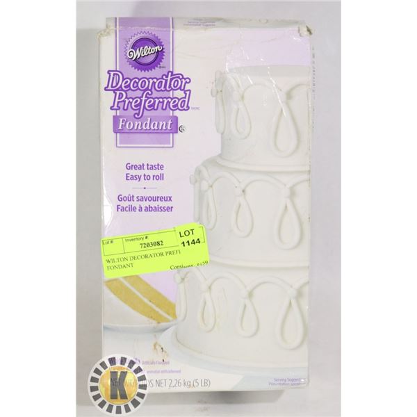 WILTON DECORATOR PREFERRED FONDANT