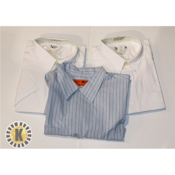 DRESS MENS SHIRTS LARGE 3 IN A BAG ASSORTED XL