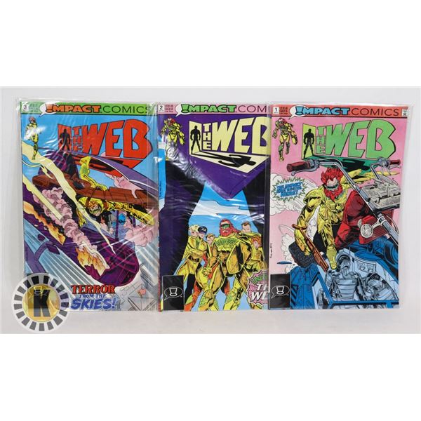 IMAGE COMICS THE WEB #1-3