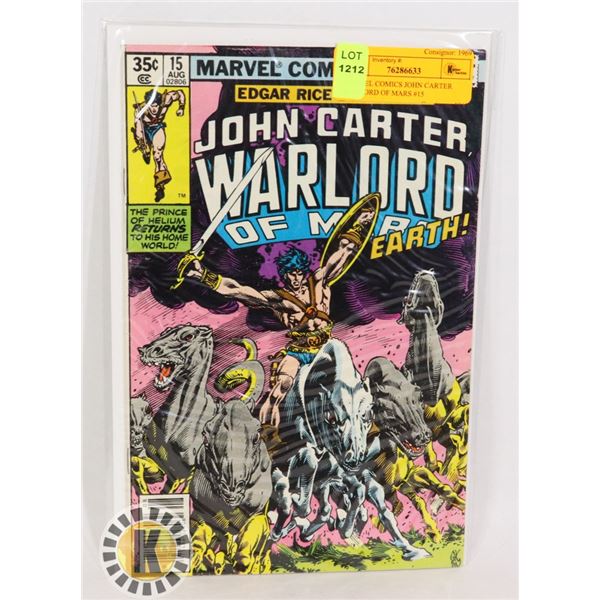MARVEL COMICS JOHN CARTER WARLORD OF MARS #15