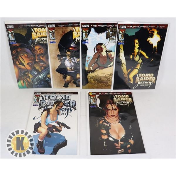 IMAGE COMICS TOMB RAIDER JOURNEYS #1-6