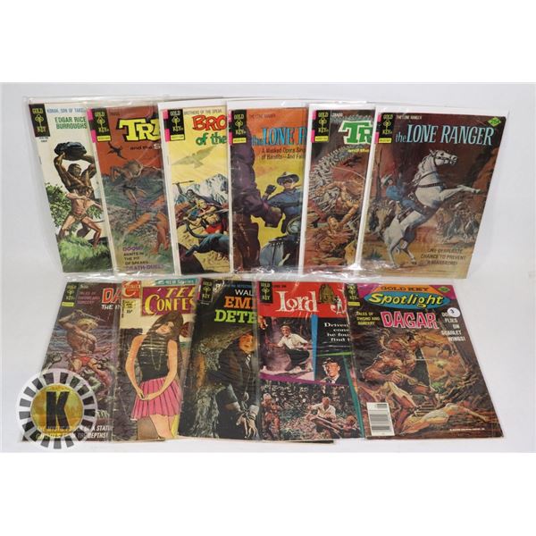 LOT OF 11 GOLD KEY COMICS