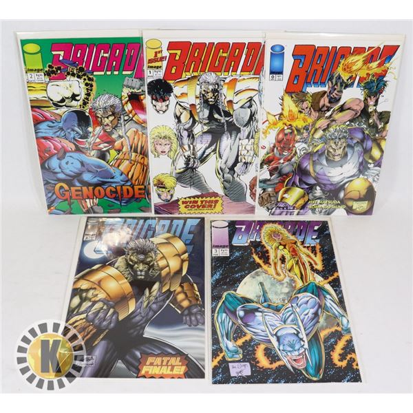 IMAGE COMICS BRIGADE ISSUES #0-4