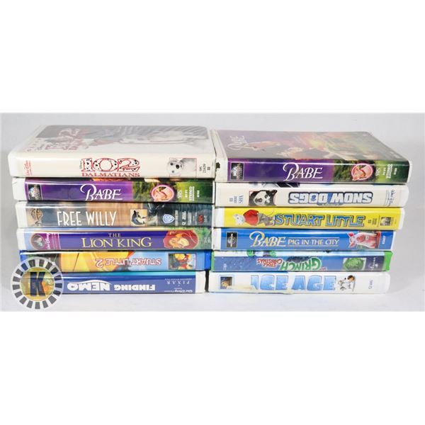 VHS BOX OF ASSORTED MOVIES