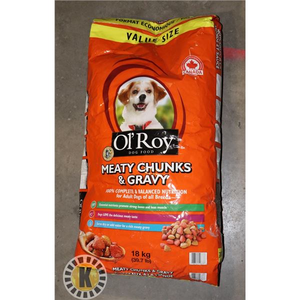 18KG BAG OF OL' ROY DOG FOOD