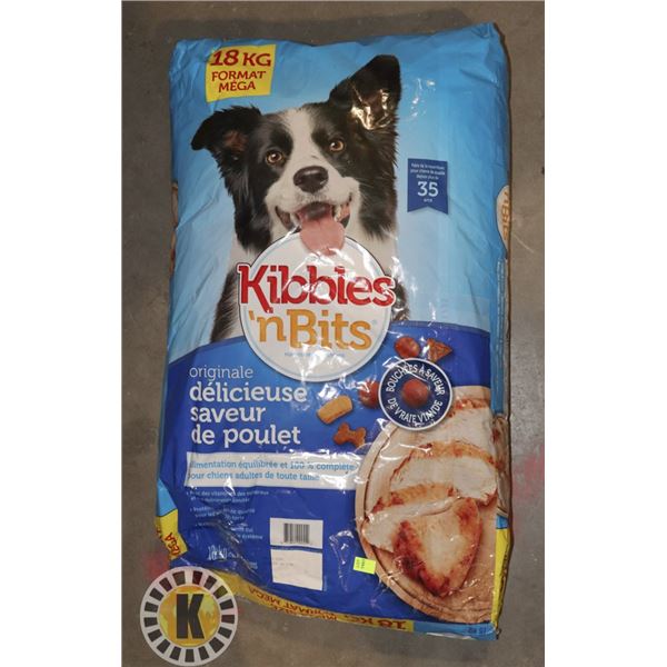 18KG BAG OF KIBBLES N BITS DOG FOOD