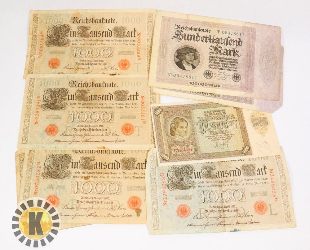 10 LARGE BANKNOTES